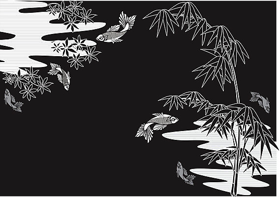 EPS 해외이미지 식물 전통 꽃 아시아 문화 선 백그라운드 단풍 꽃무늬 패턴 불교 일러스트 부분 자연 벽지 날씨 어류 미술 동양인 그래픽 장식 가로 뷰티 평화 일본 검은색 중국 흰색 심볼 대나무 심플 장면 동쪽 내추럴 휘장 해외일러스트 나무 나라 종교 컬러 컨셉 잎 무늬 문화예술 인종 수중동물 방향 생태계 파일형식 벡터 이미지허브