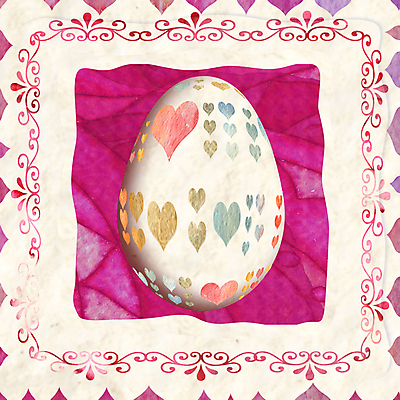 포토 JPG 해외이미지 전통 종이 분홍색 백그라운드 일러스트 부활절 프레임 사람없음 빨간색 파란색 파티 계란 봄 흰색 마음 심볼 그림 해외일러스트 계절 기념일 컬러 이벤트 알 파일형식 이미지허브
