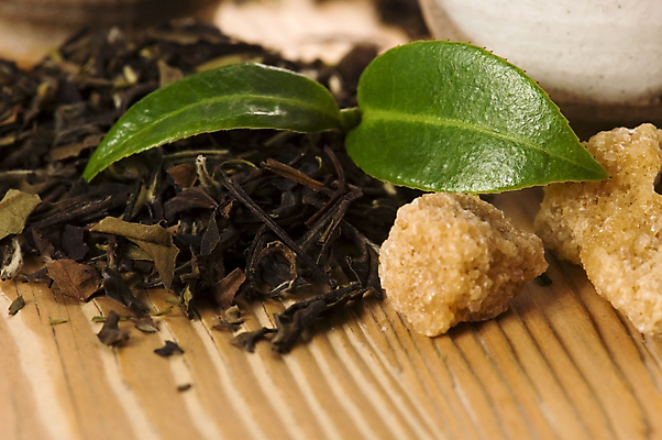 포토 JPG 해외이미지 잎 티타임 근접촬영 사람없음 각설탕 찻잎 녹차잎 해외포토 식물 뷰포인트 휴식 차_음료 설탕 녹차 파일형식 이미지허브