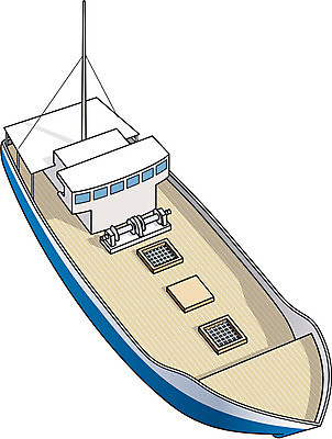 EPS 해외이미지 직업 바다 여행 일러스트 낚시 바닥 항해 어업 건물 화물 잡기 어선 보트 갑판 그림 시력 낚시꾼 선원 엔진 네비게이션 해외일러스트 건축물 산업 배_교통 모션 레저 운송업 파일형식 벡터 이미지허브