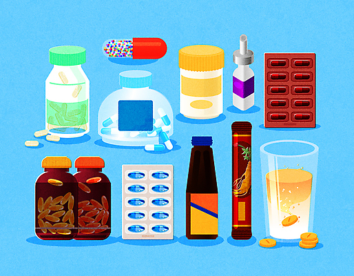 일러스트 잔 종류 사람없음 알약 건강관리 다양 약병 건강식품 비타민제 영양제 홍삼액기스 건강기능식품 에너지음료 국내일러스트 AI파일 식기 음료 음식 다수 건강 관리 약 즙 비타민 병_담는 파일형식 벡터