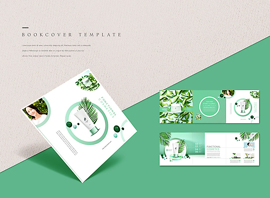 PSD 템플릿 표지디자인 북디자인 출판디자인 여자 표지 남자 ZIP 내지 리플렛 잎 북커버 들기 팜플렛 상반신 20대 성인 세명 초록색 한국인 피부관리 스킨케어 천연화장품 의료성형뷰티 성인만 이미지템플릿 식물 컬러 모션 사람 동양인 청년 뷰티 화장품 파일형식