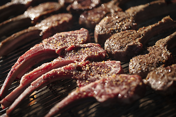 포토 JPG 요리 사람없음 그릴 굽기 양고기 숯불 양고기구이 국내포토 주방용품 육류 구이 파일형식