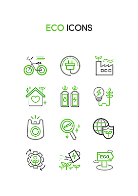 아이콘 지구 전구 공장 자연 돋보기 주택 사람없음 연두색 새싹 자전거 물뿌리개 표지판 플러그 전기에너지 건전지 톱니바퀴 에코 친환경 방패 재생봉투 집모양 2D아이콘 에너지의날 AI파일 모양 식물 기념일 공업 봉투 알림판 건물 초록색 환경 바이크 에너지 생태계 파일형식 벡터