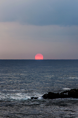 포토 JPG 주간 구름 바다 하늘 풍경 사람없음 야외 태양 일출 강원도 동해 양양군 국내포토 자연요소 한국 노을 파일형식