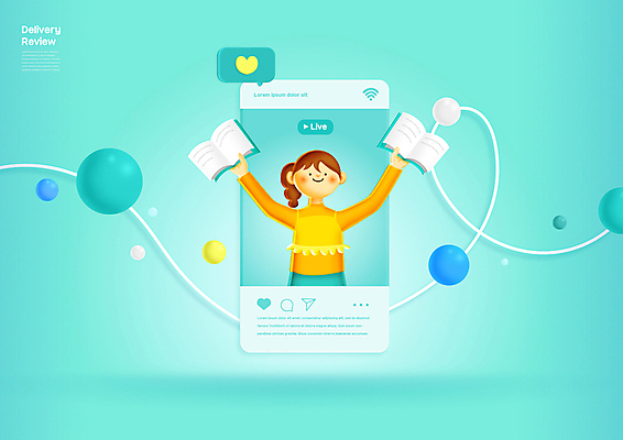 PSD 여자 말풍선 일러스트 한명 들기 상반신 성인 책 스마트폰 하트 원형 리뷰 민트색 제품후기 성인여자한명만 SNS배너 국내일러스트 모양 도형 1 컬러 모션 사람 핸드폰 스마트기기 여자한명만 성인여자만 파일형식