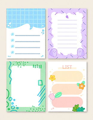 꽃 말풍선 일러스트 프레임 사람없음 메모지 유령 편지지 다이어리속지 파스텔톤 프레임일러스트 다꾸 국내일러스트 AI파일 식물 컬러 사무용품 편지 신조어 약어 파일형식 벡터