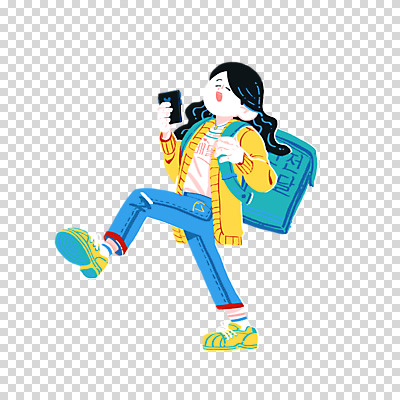 전신 편집 편집이미지 여자 한명 들기 누끼 성인 스마트폰 걷기 배달원 배송 PNG 도보 배달원가방 성인여자한명만 편집소스 음식배달 직업 1 모션 사람 핸드폰 스마트기기 여자한명만 성인여자만 파일형식