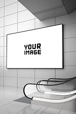 PSD 편집 편집이미지 벽 간판 사각프레임 프레임 광고판 실내 사람없음 그래픽 3D 디지털합성 합성 에스컬레이터 디자인소스 지하도 디지털아트 목업 이미지편집 편집3D 알림판 내부 사각형 보행로 판 파일형식 편집소스