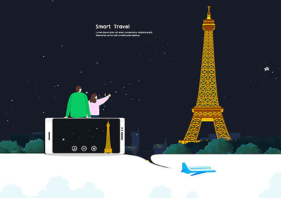 PSD 커플 여자 남자 여행 일러스트 비행기 성인 두명 여름 여름휴가 바캉스 스마트폰 사진촬영 야간 에펠탑 파리_프랑스 성인만 국내일러스트 자연요소 계절 관계 항공교통 휴가 대중교통 사람 핸드폰 스마트기기 촬영 프랑스 파리 랜드마크 파일형식 여름_계절