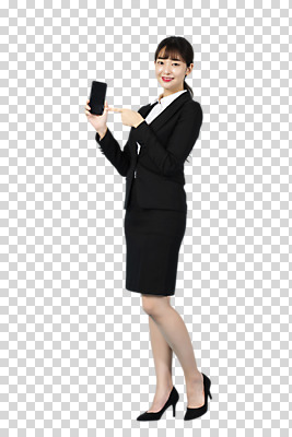 전신 편집이미지 응시 여자 비즈니스 서기 미소 누끼 사람 20대 청년 옆모습 스마트폰 청춘 한국인 구직 가리킴 직장인 비즈니스우먼 신입사원 취업준비생 PNG 성인여자한명만 편집소스 직업 시선 뷰포인트 컨셉 모션 표정 동양인 손짓 성인 핸드폰 스마트기기 여자한명만 성인여자만 파일형식