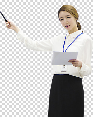 편집이미지 여자 비즈니스 회의 새출발 설명 한명 서기 들기 누끼 사람 정장 상반신 20대 성인 앞모습 펜 한국인 업무 비즈니스우먼 발표 신입사원 문서 PNG 사원증 성인여자한명만 편집소스 1 옷 뷰포인트 모션 새로움 동양인 청년 필기구 작업 직장인 출발 여자한명만 성인여자만 파일형식
