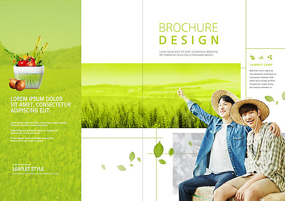 PSD 템플릿 표지디자인 출판디자인 표지 남자 리플렛 채소 북커버 팜플렛 20대 성인 두명 초록색 여름 한국인 농촌 농부 여름캠프 성인남자만 청년농부 이미지템플릿 직업 계절 컬러 사람 동양인 청년 캠핑 시골 남자만 성인만 파일형식