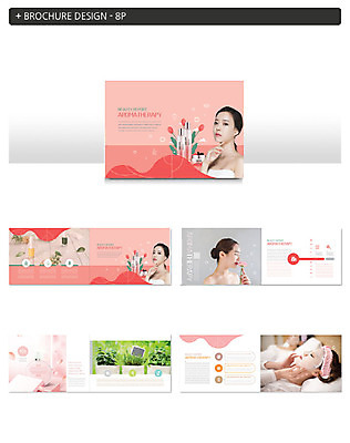 템플릿 여자 ZIP 리플렛 분홍색 팜플렛 여러명 20대 성인 뷰티 한국인 전단템플릿 피부관리 아로마테라피 마스크팩 의료성형뷰티 성인여자만 인디자인 INDD 이미지템플릿 컬러 다수 사람 동양인 청년 전단 팩 테라피 여자만 성인만 파일형식