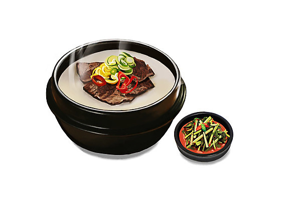 PSD 웰빙 한식 일러스트 건강 사람없음 여름 복날 보양식 웰빙음식 열무김치 곰탕 삼복 국내일러스트 계절 기념일 음식 김치 탕 건강식 몸보신 파일형식