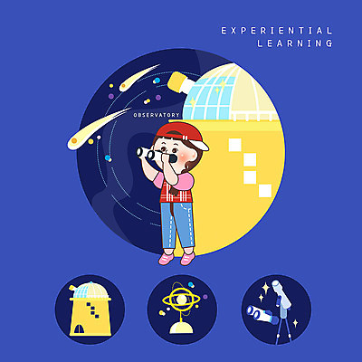 PSD 여자 어린이 일러스트 한명 사람 소녀 파란색 망원경 별자리 행성 체험학습 즐거움 관측 천문대 관측소 에듀 소녀한명만 스쿨팩 클래식블루 국내일러스트 1 감정 컬러 우주 체험 에듀케이션 여자한명만 소녀만 파일형식 트랜드컬러