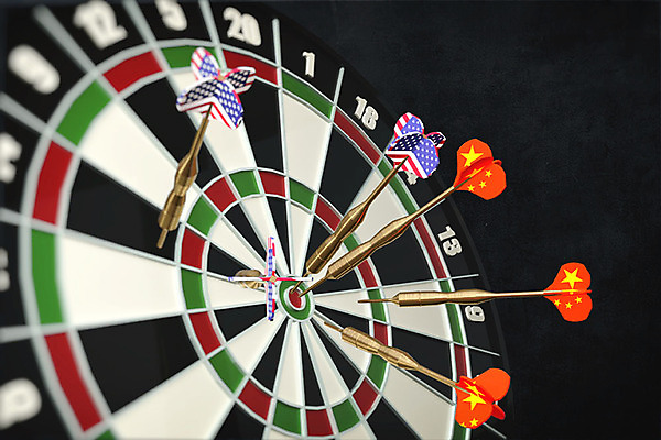 PSD 편집 편집이미지 사람없음 경제 3D 미국 중국 경쟁 사회 성조기 오성홍기 사회이슈 다트판 다트 디지털합성 무역 갈등 다트핀 정치 중미관계 편집소스 편집3D 산업 아시아 컨셉 북아메리카 게임 국기 공동체 파일형식