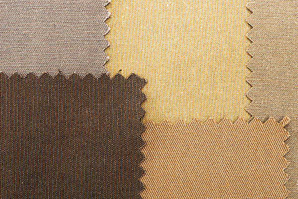 포토 JPG 스튜디오촬영 프레임 실내 근접촬영 사람없음 하이앵글 갈색 견본 직물 천 배열 원료 겹침 그라데이션 원단샘플 플랫레이 국내포토 뷰포인트 컬러 내부 플랫 파일형식