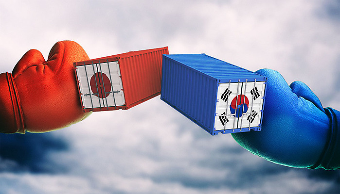 PSD 편집 편집이미지 한국 사람없음 경제 3D 일본 경쟁 권투글러브 사회 태극기 컨테이너 사회이슈 디지털합성 무역 갈등 일장기 수입 수출업 정치 한일관계 편집소스 이미지편집 편집3D 산업 아시아 컨셉 글러브 국기 공동체 파일형식