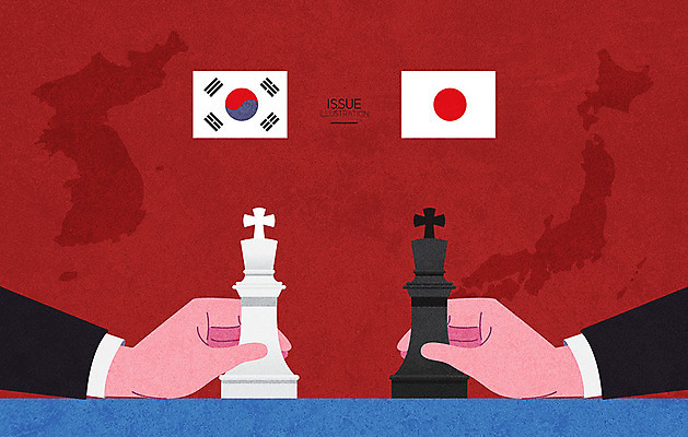 손 일러스트 한국 신체부위 경제 일본 경쟁 사회 체스말 태극기 사회이슈 무역 갈등 일장기 정치 한일관계 국내일러스트 AI파일 산업 아시아 컨셉 사람 말_게임 체스 국기 공동체 파일형식 벡터