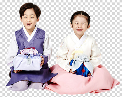 편집이미지 응시 여자 명절 남자 행복 어린이 포장 새해 선물 미소 들기 누끼 사람 앉기 두명 앞모습 추석 한국인 보자기 한복 즐거움 선물꾸러미 PNG 새해선물 추석선물 어린이만 편집소스 한국전통 전통 시선 기념일 감정 뷰포인트 모션 표정 동양인 전통의상 파일형식 천_직물 명절선물