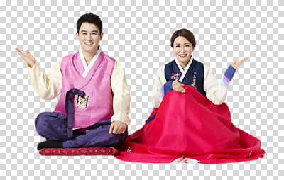 전신 편집이미지 한국전통 라이프스타일 부부 여자 명절 남자 40대 중년 모션 중년라이프 안내 미소 누끼 사람 앉기 동양인 손짓 성인 두명 앞모습 설날 추석 한국인 가리킴 전통의상 한복 중년부부 PNG 중년만 성인만 편집소스 전통 커플 기념일 뷰포인트 한국 표정 인종 생활 파일형식