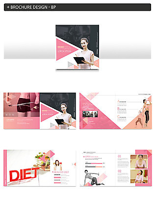 템플릿 여자 ZIP 분홍색 다이어트 요가 줄자 건강 팜플렛 여러명 20대 성인 운동 헬스 스트레칭 한국인 몸매 성인여자만 인디자인 INDD 이미지템플릿 웰빙 컬러 다수 자 사람 동양인 청년 여자만 성인만 파일형식