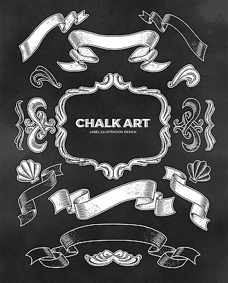 영어 리본 일러스트 조개 프레임 타이포그라피 사람없음 라벨 칠판 테두리 초크 초크일러스트 초크아트 드로잉 국내일러스트 AI파일 문자 어패류 미술 그림 파일형식 벡터