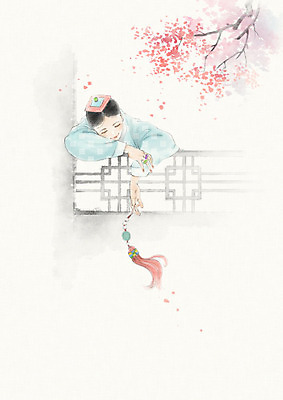 PSD 무료이미지 한국전통 여자 일러스트 캘리그라피 난간 붓터치 꽃나무 한명 들기 성인 기댐 나뭇가지 전통의상 한복 노리개 번짐 여자한명만 성인여자한명만 국내일러스트 나무 1 전통 꽃 모션 전통소품 한국 사람 여자만 성인여자만 파일형식 효과