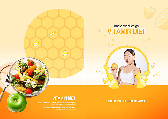 PSD 템플릿 표지디자인 북디자인 출판디자인 여자 표지 리플렛 다이어트 북커버 과일 건강 한명 팜플렛 20대 성인 주황색 샐러드 한국인 레몬 비타민C 의료성형뷰티 성인여자한명만 디톡스 이미지템플릿 1 음식 컬러 사람 동양인 청년 비타민 여자한명만 성인여자만 파일형식