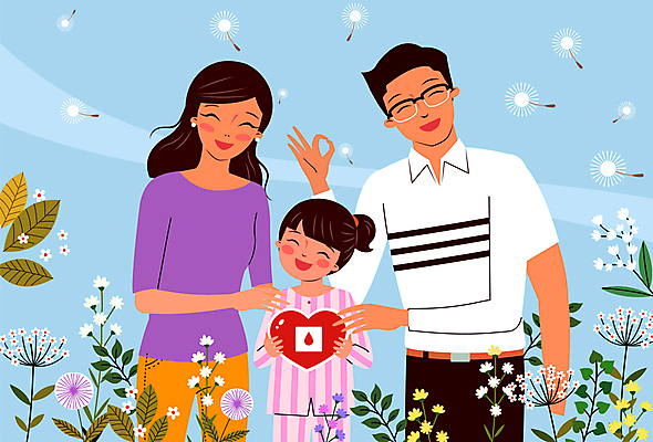 여자 남자 꽃 행복 어린이 일러스트 나뭇잎 웃음 사람 소녀 성인 세명 하트 OK 즐거움 사랑나눔 헌혈 국내일러스트 AI파일 모양 식물 감정 캠페인 잎 표정 사랑 손짓 봉사 나눔 파일형식 벡터