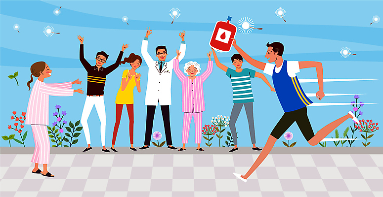 여자 노년 남자 행복 할머니 일러스트 나뭇잎 사람 여러명 성인 달리기 새싹 기쁨 만남 의사 즐거움 전달 사랑나눔 헌혈 혈액주머니 성인만 국내일러스트 AI파일 식물 감정 캠페인 다수 컨셉 잎 모션 사랑 의료진 봉사 혈액 나눔 파일형식 벡터