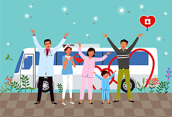 여자 남자 꽃 어린이 일러스트 자동차 나뭇잎 사랑 사람 소년 여러명 성인 새싹 기쁨 환자 간호사 의사 하트 즐거움 사랑나눔 헌혈 손흔들기 국내일러스트 AI파일 모양 식물 감정 육상교통 캠페인 다수 잎 의학 모션 의료진 봉사 나눔 파일형식 벡터