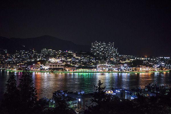 포토 JPG 바다 야경 한국 사람없음 야외 빛 여수 밤바다 국내포토 아시아 야간 전라남도 파일형식 풍경_경치