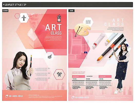 템플릿 여자 ZIP 리플렛 분홍색 미술 20대 성인 취미 두명 물감 한국인 붓 팔레트 즐거움 전단템플릿 전단 육각형 미술학원 성인여자만 인디자인 INDD 이미지템플릿 도형 감정 컬러 문화예술 사람 동양인 청년 미술도구 홍보물 학원 여자만 성인만 파일형식