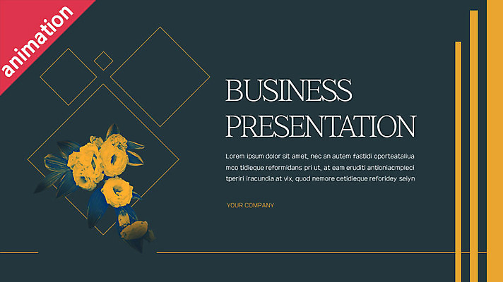 템플릿 꽃 비즈니스 그래프 취미 사람없음 세트 빈티지 화려 PPT 프레젠테이션 문서템플릿 애니형PPT 9P 이미지템플릿 식물 컨셉 파일형식