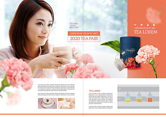 PSD 템플릿 표지디자인 북디자인 출판디자인 여자 꽃 내지 리플렛 북커버 팜플렛 20대 성인 두명 한국인 차 카네이션 티백 성인여자만 리빙코랄 이미지템플릿 식물 음료 사람 동양인 청년 차_음료 여자만 성인만 파일형식 트랜드컬러 코랄