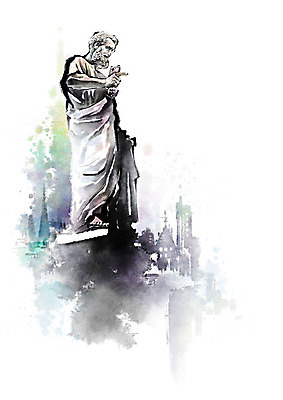 PSD 유럽 예술 일러스트 유럽풍경 캘리그라피 붓터치 흑백 사람없음 도시풍경 동상 조각상 낭만 도시 번짐 국내일러스트 나라 컨셉 촬영기법 풍경 조형물 기념물 파일형식 효과