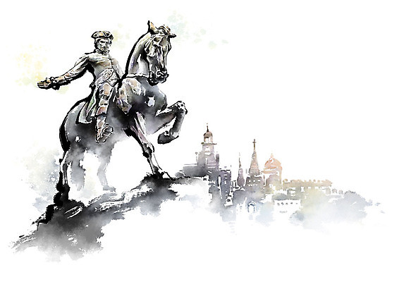 PSD 유럽 예술 일러스트 유럽풍경 캘리그라피 붓터치 흑백 사람없음 도시풍경 동상 조각상 낭만 도시 말_동물 번짐 국내일러스트 나라 컨셉 포유류 촬영기법 풍경 조형물 기념물 파일형식 효과