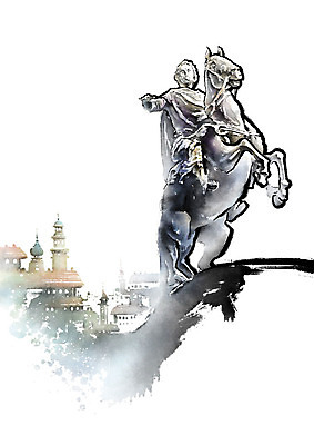 PSD 유럽 예술 일러스트 유럽풍경 캘리그라피 붓터치 흑백 사람없음 도시풍경 동상 조각상 도시 말_동물 번짐 국내일러스트 나라 포유류 촬영기법 풍경 조형물 기념물 파일형식 효과