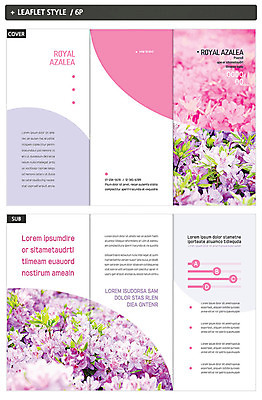 템플릿 표지디자인 표지 꽃 ZIP 내지 리플렛 분홍색 꽃밭 3단접지 팜플렛 사람없음 축제 철쭉 철쭉제 철쭉축제 인디자인 INDD 지역축제 대한민국축제 이미지템플릿 식물 컬러 꽃축제 파일형식