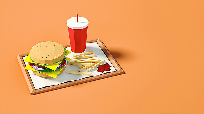 PSD 편집이미지 패스트푸드 쟁반 사람없음 그래픽 3D소스 3D 주황색 감자튀김 케첩 디지털합성 오브젝트 콜라 폴리곤 로우폴리 편집소스 편집3D 컬러 감자 튀김 소스_음식 인스턴트 탄산음료 파일형식