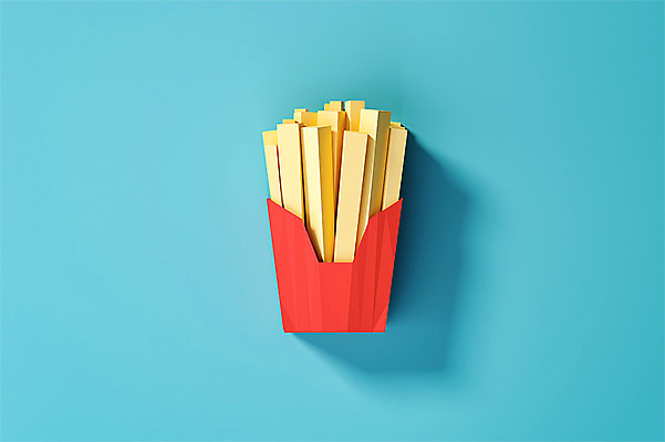 PSD 편집이미지 패스트푸드 사람없음 그래픽 파란색 3D소스 3D 감자튀김 디지털합성 오브젝트 폴리곤 로우폴리 편집소스 편집3D 컬러 감자 튀김 인스턴트 파일형식