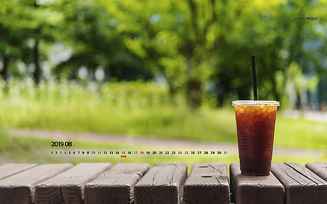 JPG 월페이퍼 바탕화면 8월 날짜 파일형식