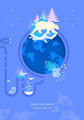 PSD 지구 일러스트 비닐봉투 사람없음 파란색 자연보호 그린캠페인 재활용 금지 그린에너지 플러그 보호 전기에너지 스마트 에코 북극곰 태양에너지 빙산 집열판 풍력기 지구온난화 에코백 국내일러스트 캠페인 컬러 컨셉 가방 곰 자연 봉투 환경 에너지 풍력에너지 친환경 기후변화 파일형식