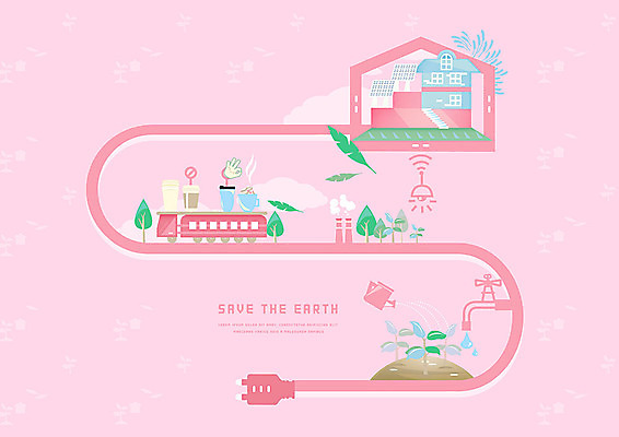 PSD 식물 분홍색 일러스트 전구 사람없음 자연보호 그린캠페인 재활용 기차 머그컵 금지 그린에너지 플러그 전기에너지 종이컵 일회용 스마트 에코 태양에너지 테이크아웃 집열판 줄이기 텀블러 테이크아웃컵 국내일러스트 육상교통 캠페인 컬러 컨셉 모션 자연 대중교통 컵 환경 에너지 보호 친환경 파일형식