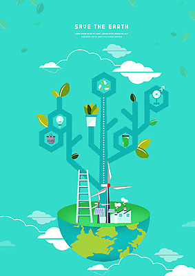 PSD 나무 식물 구름 지구 일러스트 공장 사람없음 초록색 자연보호 그린캠페인 재활용 금지 선풍기 그린에너지 스마트 에코 태양에너지 민트색 에코백 텀블러 LED 국내일러스트 자연요소 캠페인 컬러 컨셉 가방 전구 공업 자연 컵 환경 가전제품 에너지 보호 친환경 파일형식