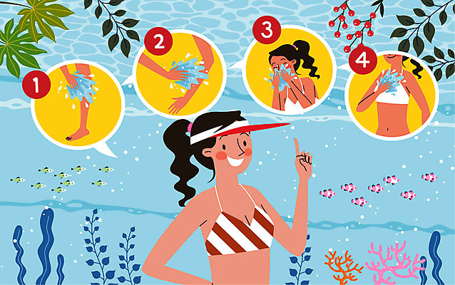 여자 바다 말풍선 일러스트 물놀이 휴가 설명 한명 안전 사람 성인 물 여름 여름휴가 바캉스 수영 산호 즐거움 예방 입수 순서 물놀이안전 물뿌리기 번호판 사고예방 성인여자한명만 물고기떼 국내일러스트 AI파일 자연요소 1 계절 감정 모션 놀이 어류 수상스포츠 자포동물 여자한명만 성인여자만 파일형식 벡터 여름_계절