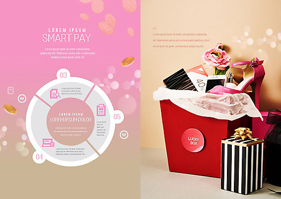 PSD 템플릿 표지디자인 북디자인 출판디자인 내지 구두 리플렛 분홍색 북커버 팜플렛 사람없음 금융 경제 선물상자 스마트폰 세일 스마트 쿠폰 럭키박스 스마트페이 이미지템플릿 컬러 신발 컨셉 선물 핸드폰 스마트기기 쇼핑 상자 결제 파일형식