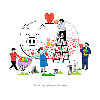 여자 남자 행복 일러스트 사다리 주택 함께함 사랑 사람 여러명 바구니 수레 돼지저금통 하트 풀 수집 긍정 기부 시민 참여 금융의날 국내일러스트 AI파일 모양 식물 감정 다수 컨셉 건물 카트 저금통 도구 국민 파일형식 벡터 법정기념일